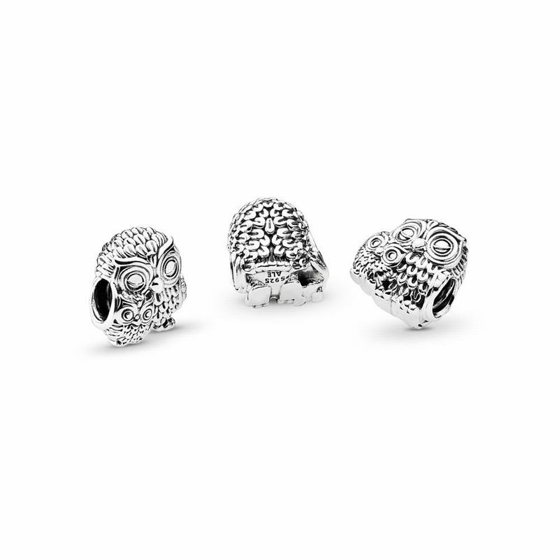 Pandora Charming Owls Charm - Sterling Silver - Canada | IB4244UE